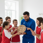 Balón de madera regalo para entrenador de su equipo