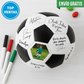 Balón de Fútbol de Firmas con Fotografía y Soporte
