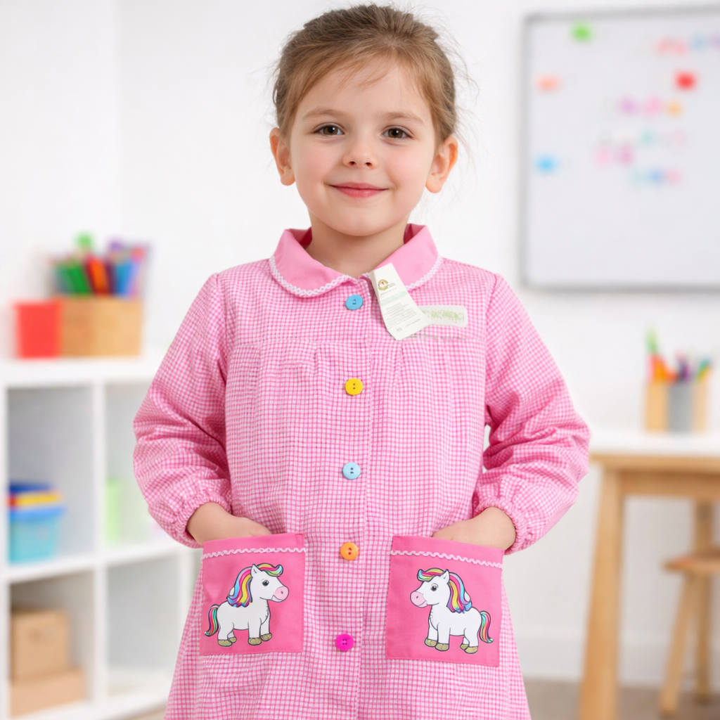 Bata escolar para niños: diseño personalizado y divertido