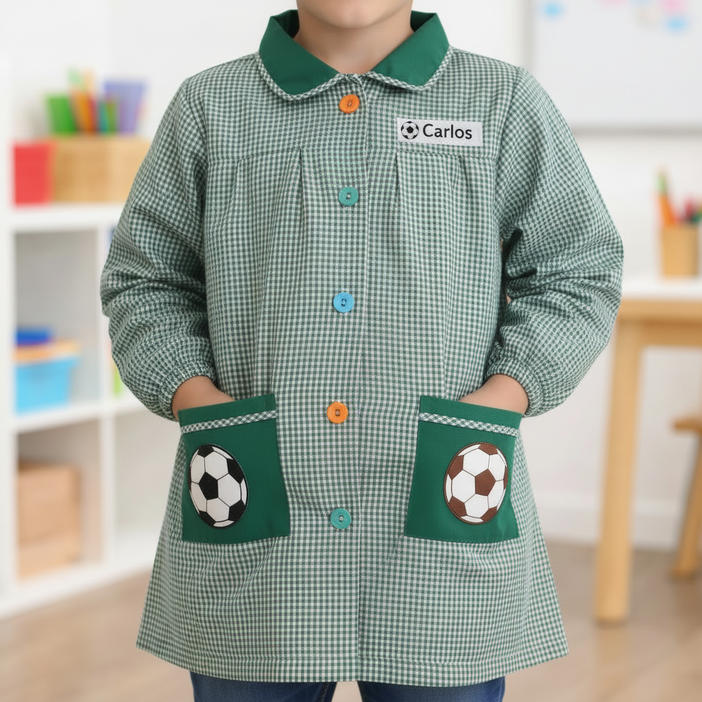 Bata escolar para niños: diseño personalizado y divertido
