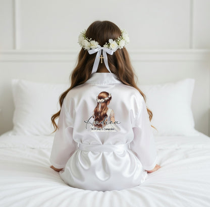 Bata de Comunión con Personaje Personalizado