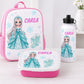 Portamerienda personalizado Escolar: Princesa de Hielo