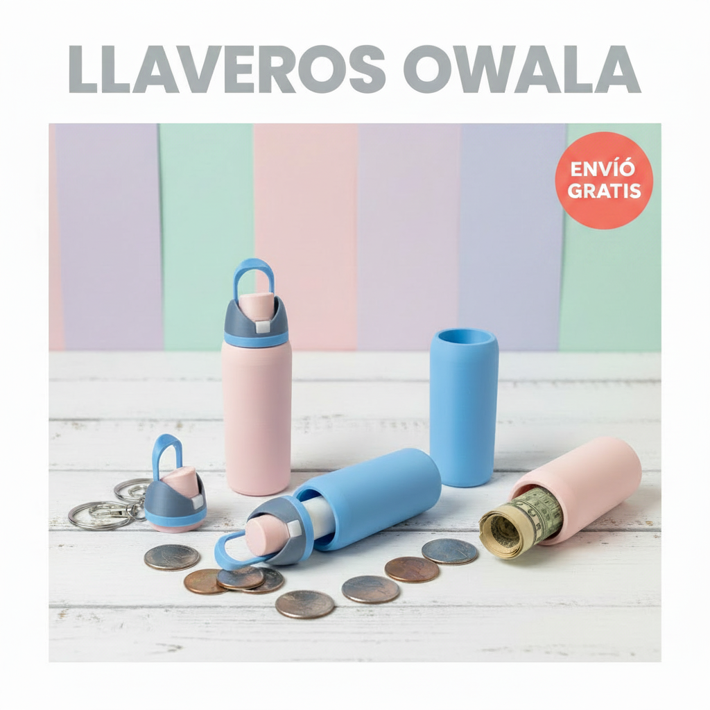 Set Regalo Mochila + Botella 400 ml + Llavero Owala Personalizado