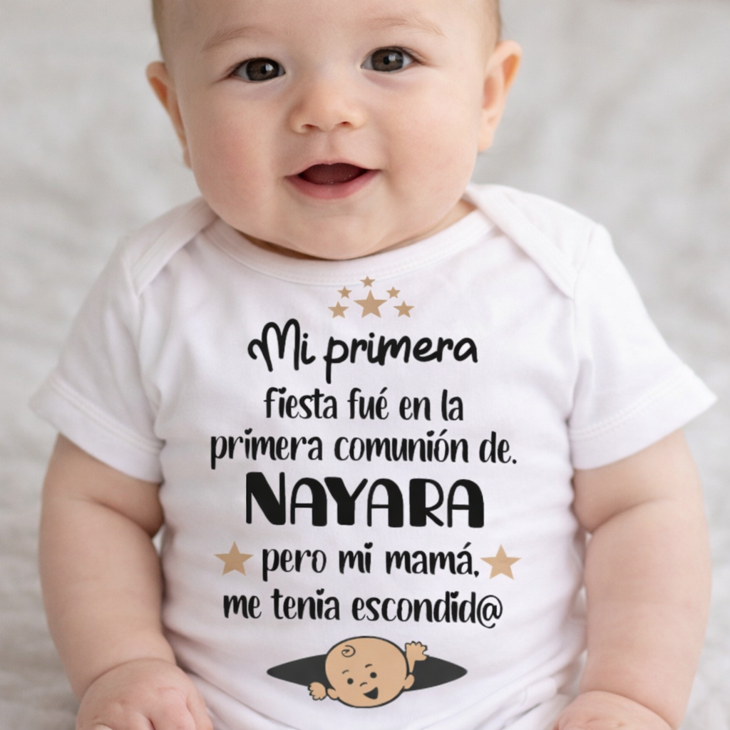 Bodys Infantiles Personalizados para Comunión – Bebe