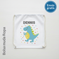 Bolsa para la muda personalizada - Dinos
