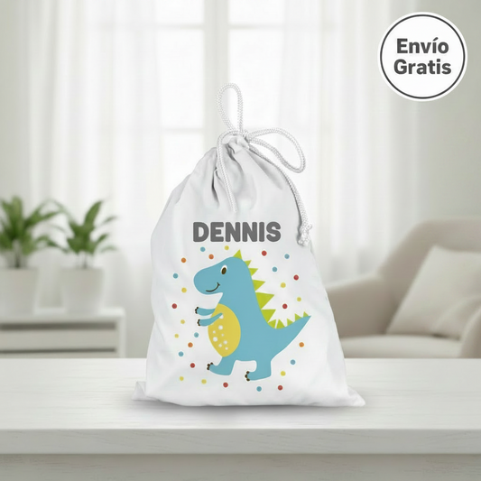 Bolsa para la muda personalizada - Dinos