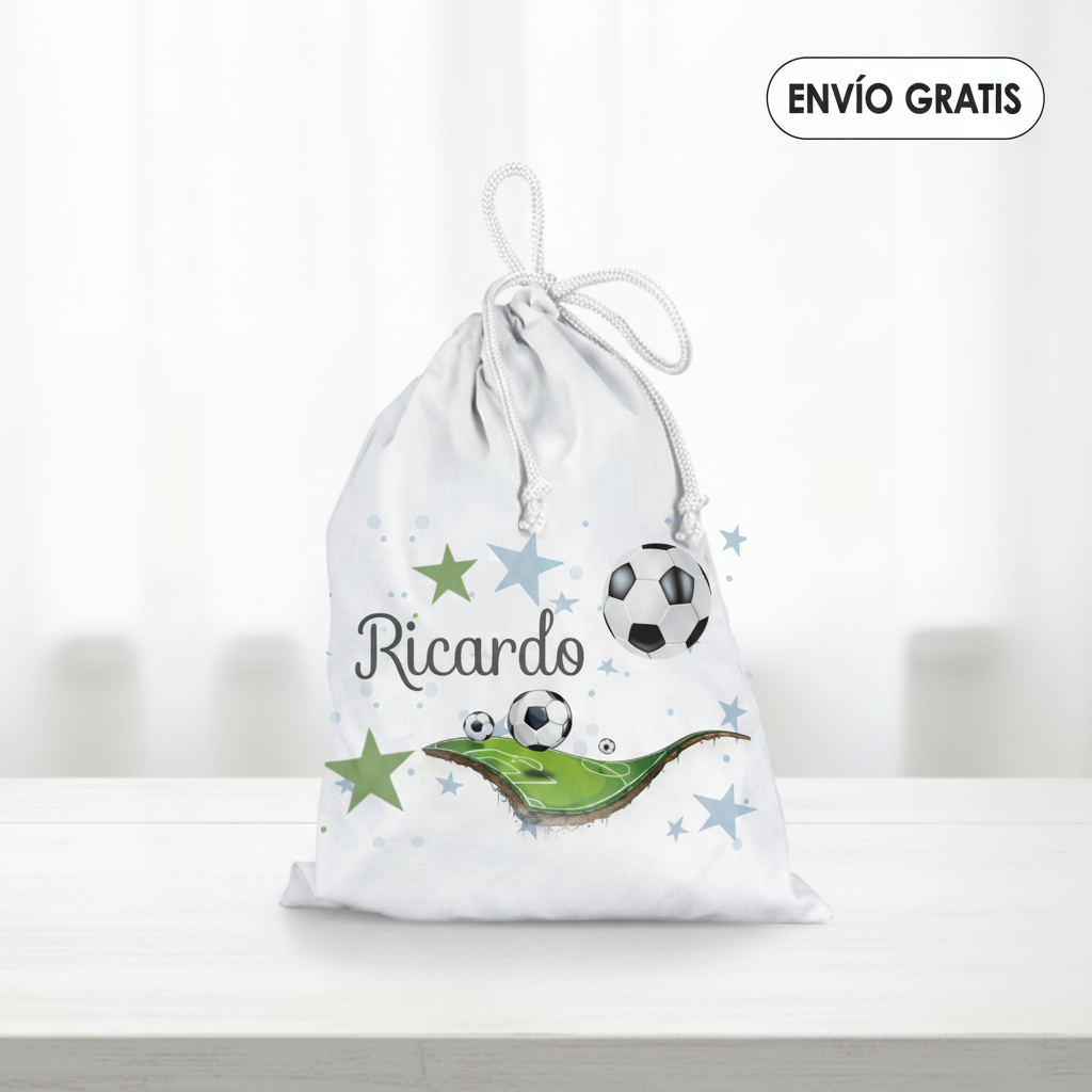 Bolsa para la muda personalizada - Fútbol