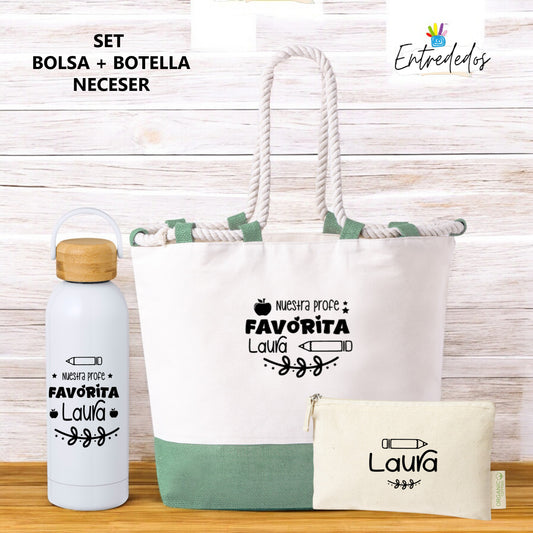 Set Ecológico con Bolsa, Neceser y Bidón Térmico