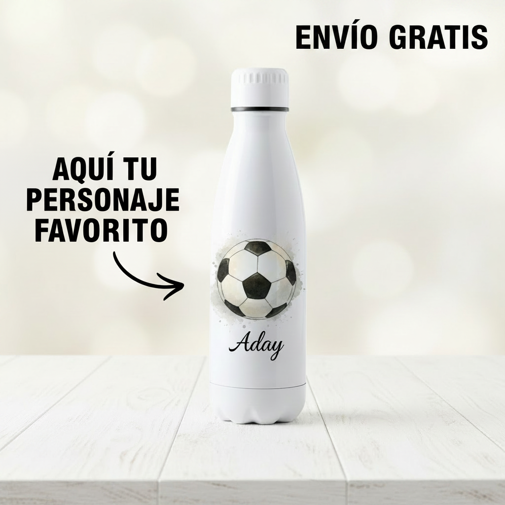 Botella Personalizada para Niños – Regalo Original con Nombre