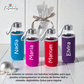 Bidón de Cristal Personalizado 420 ml con Funda de Neopreno