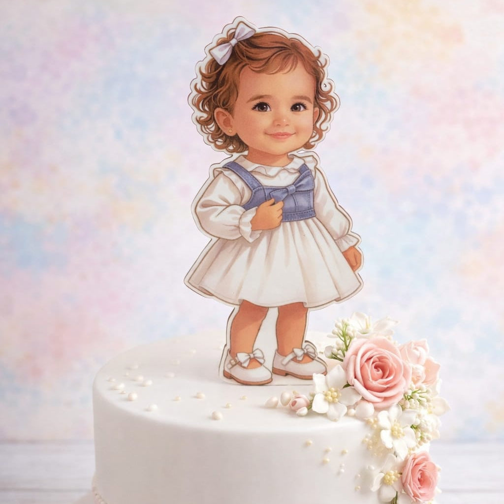 Toppers para tarta personalizado con la foto de tu hijo