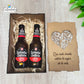 Caja de Madera MDF Personalizable para 2 Copas o Botellas