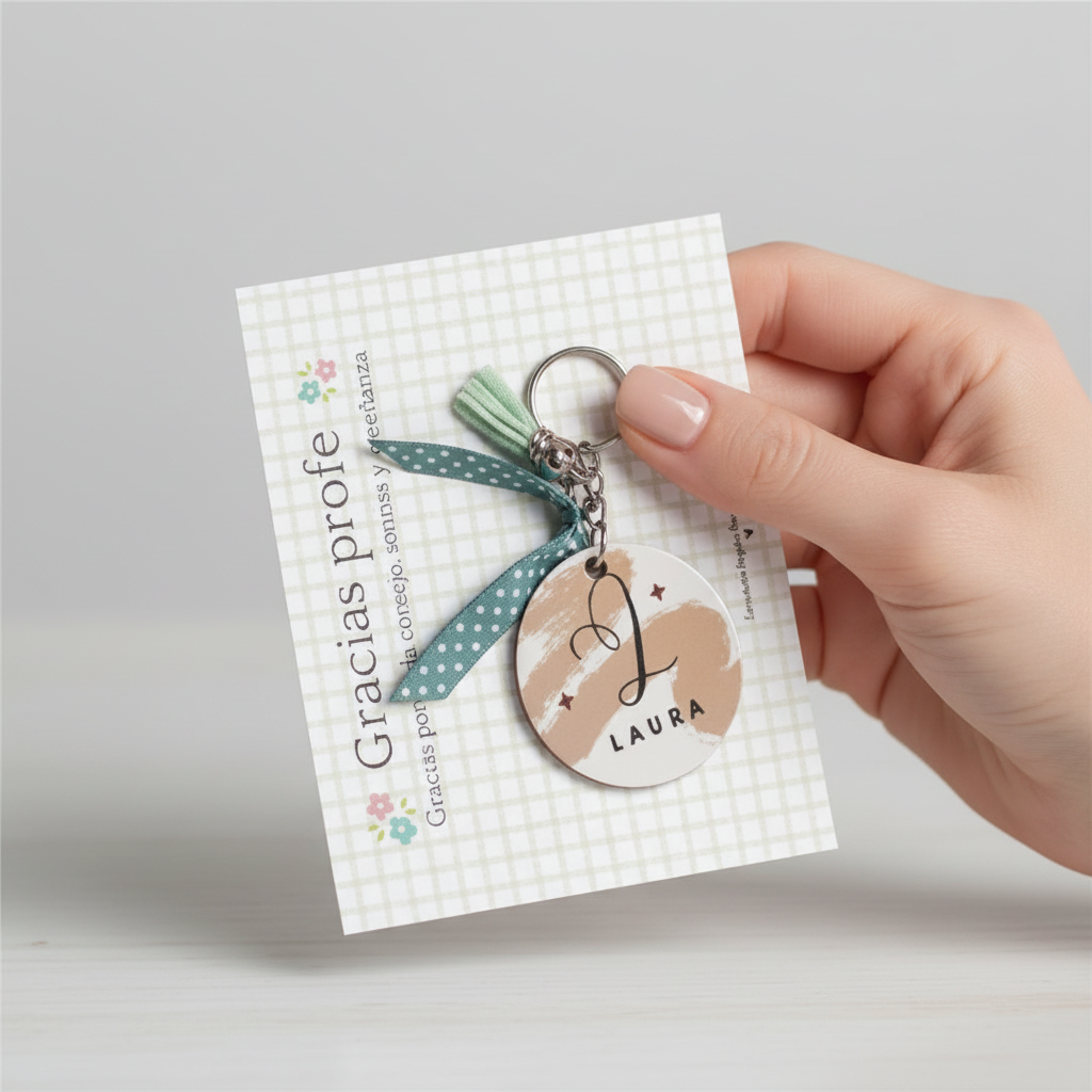 Caja Regalo Para Profesora Personalizado -Topitos & Flores