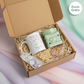 Caja Regalo Profesora con Taza, Quemador de Aceite y Pulsera Inicial
