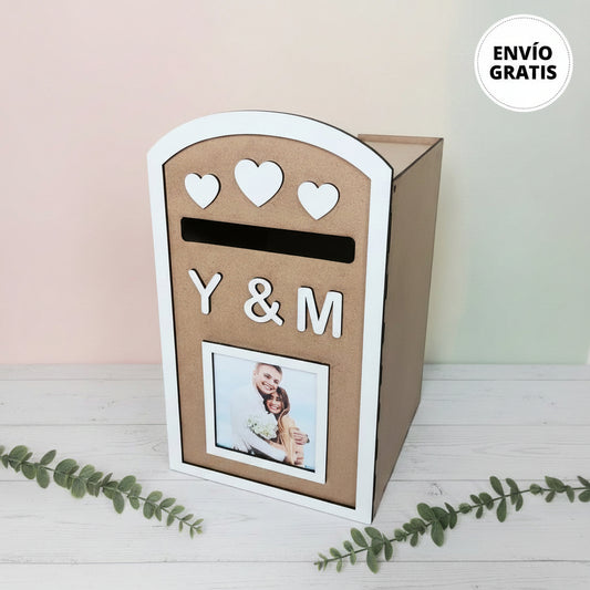 caja de dinero personalizada para boda – Entrededos