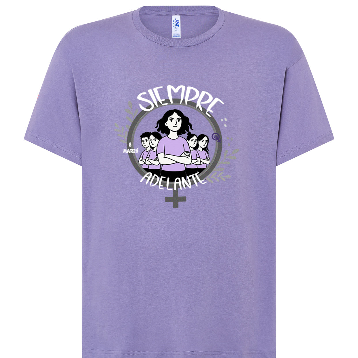Camiseta Mujer – Siempre adelante I 8M 2026 💪