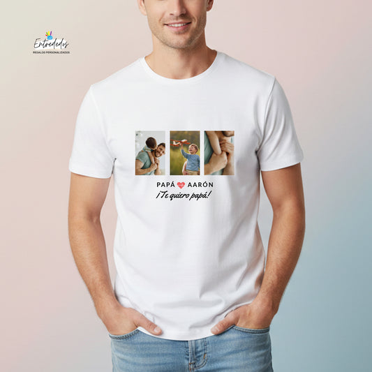 Camiseta para Hombre/Mujer - Con tus fotos favoritas
