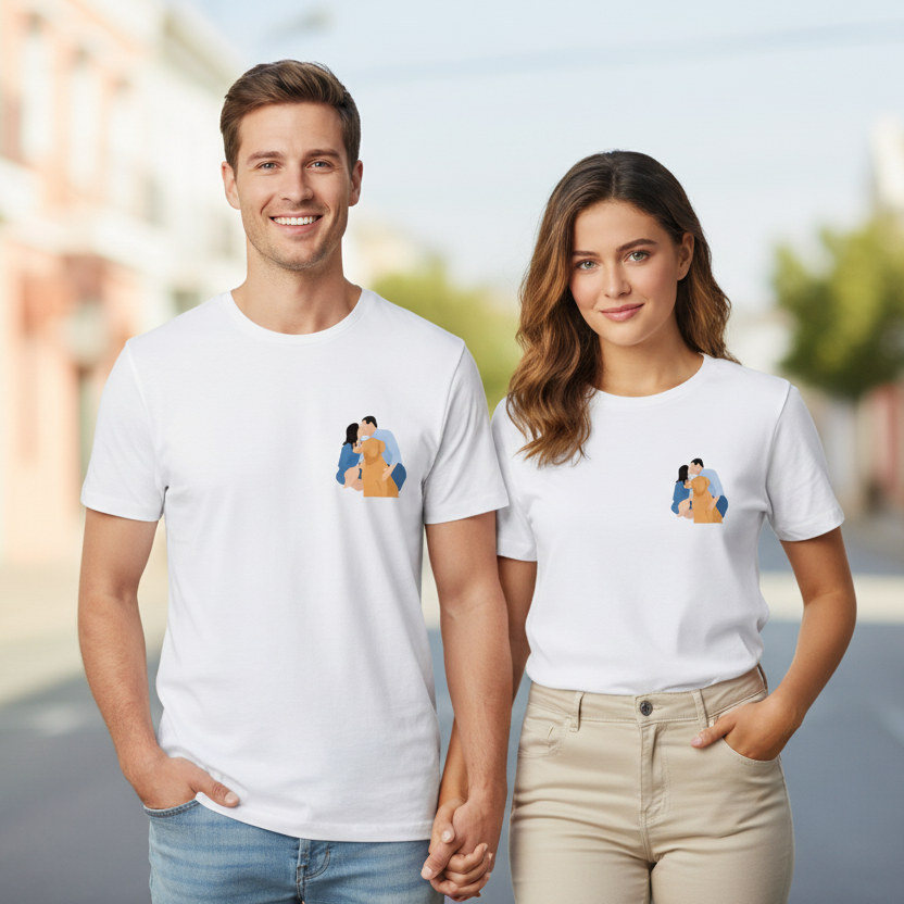Camiseta personalizada con foto a color