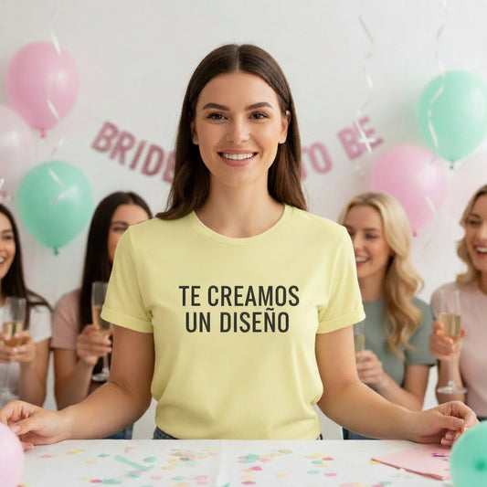 Camisetas de algodón personalizadas para despedidas | Diseño exclusivo y único
