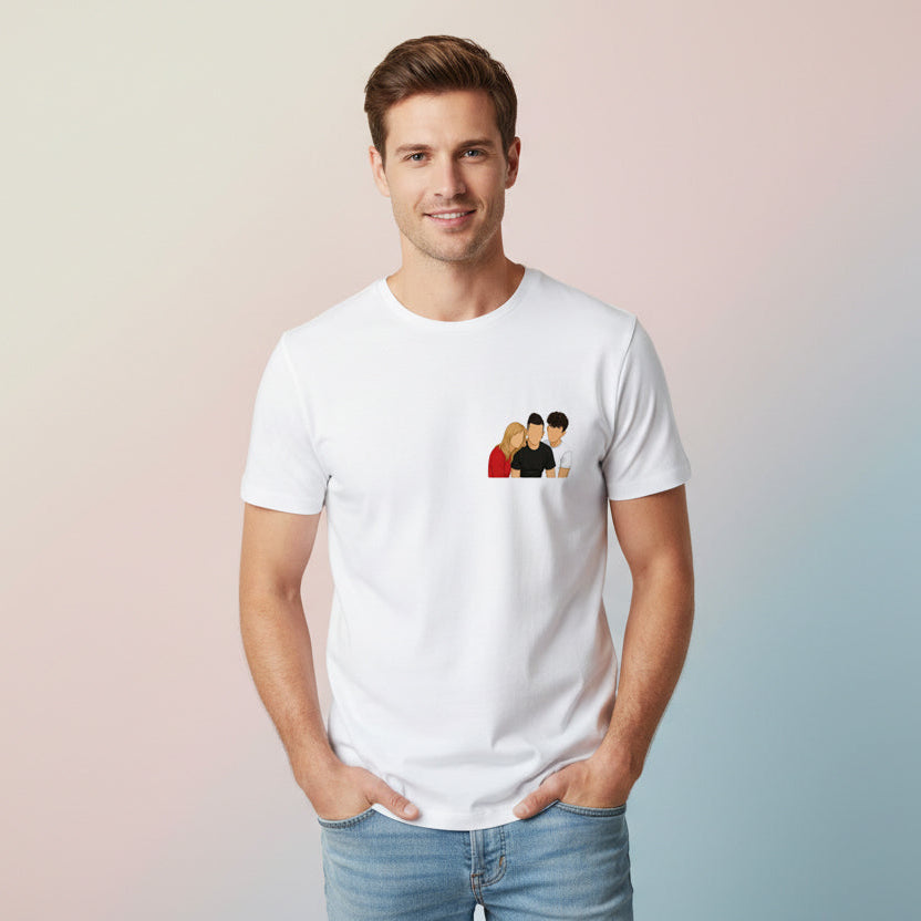 Camiseta personalizada con foto a color