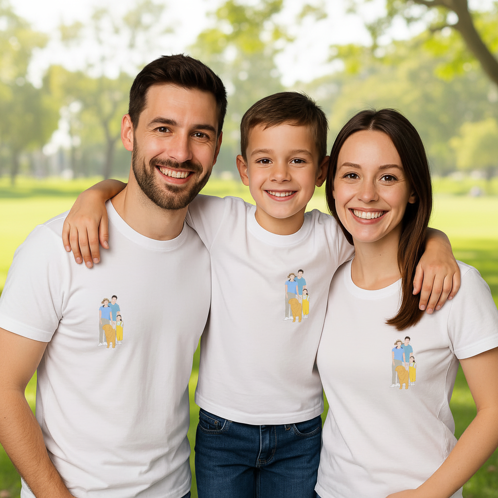 Camiseta personalizada con foto a color