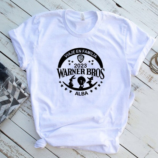 Camiseta  personalizada viaje a Warner Bros