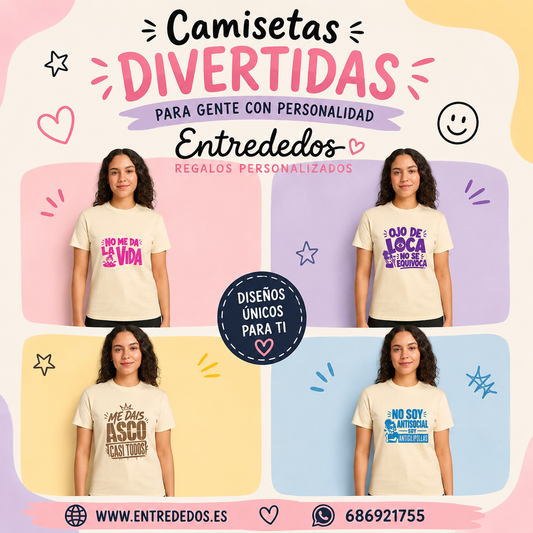 Camiseta Divertida y Graciosa | Regalo Original con Humor