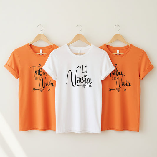 Camisetas para despedidas de soltera con nombres