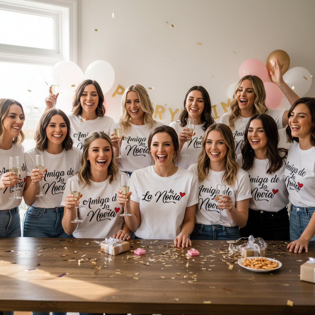 Camisetas Personalizadas Despedidas de Soltera – "CORAZÓN ROJO"