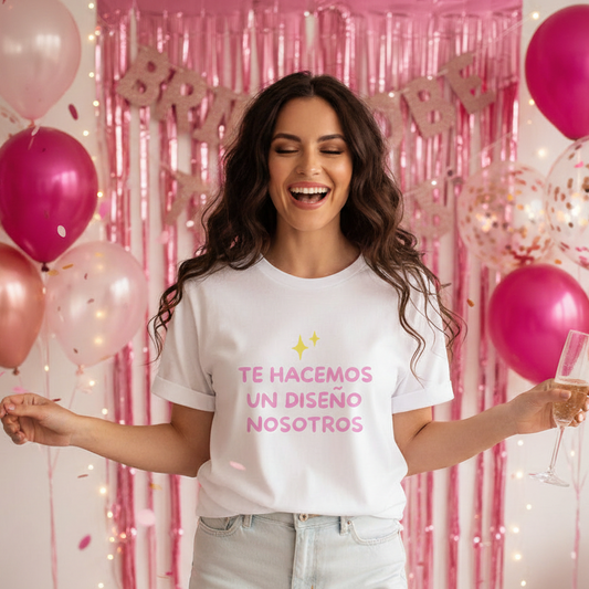 Camisetas Personalizadas Despedidas de Soltera Blancas– "TU DISEÑO"