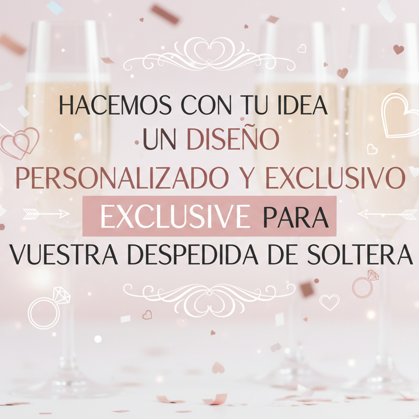 Camisetas Personalizadas Despedidas de Soltera Blancas– "TU DISEÑO"