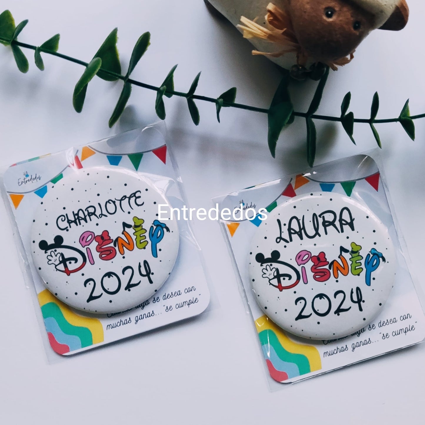 Chapas alfiler Sorpresa – ¡Viajes a Parques con Nombre?