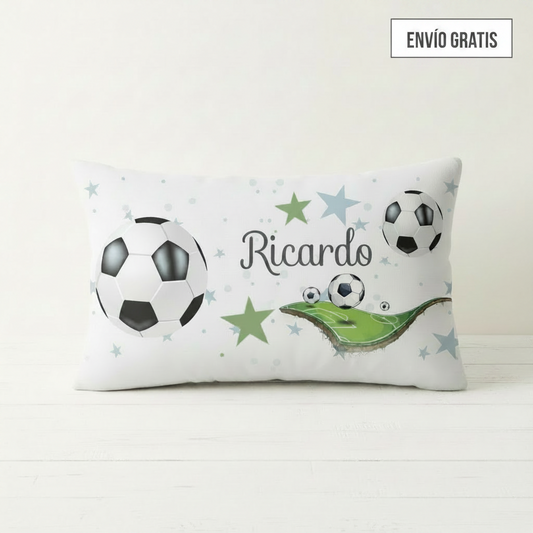 Cojin Guardería Personalizado para Niños - Fúltbol