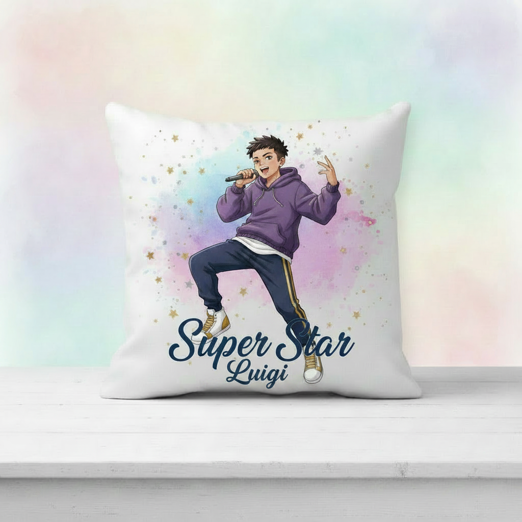 Cojín Personalizado para Niños – Regalo Original y Útil con Nombre