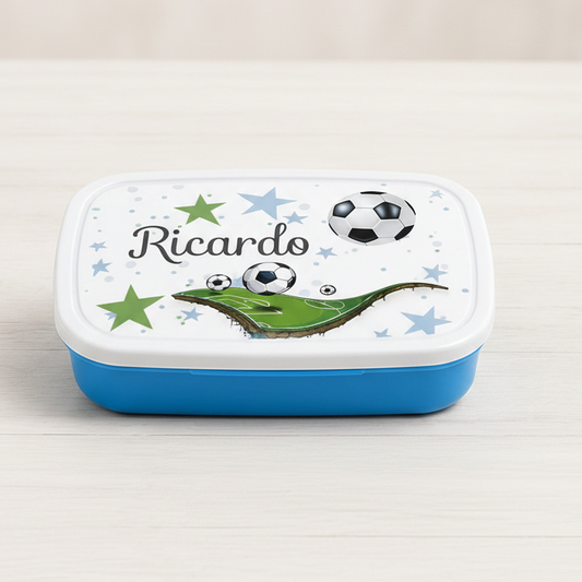 Portamerienda personalizado Escolar: Diseño Fútbol