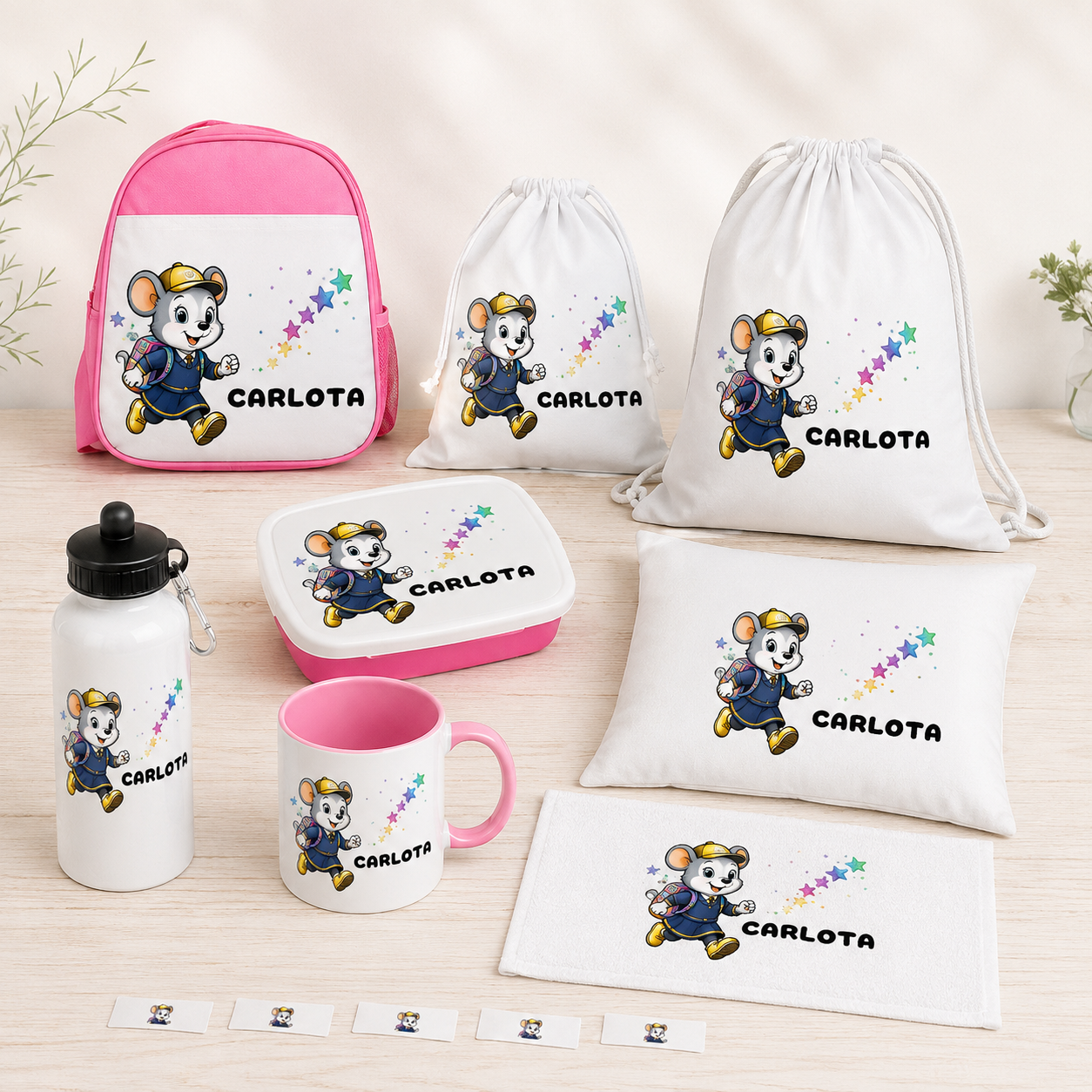 Bolsa para la muda personalizada - Mikka Mágica