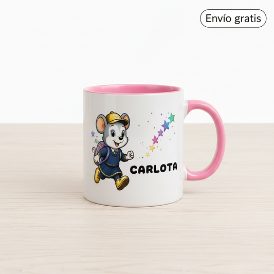 Taza de plástico personalizada para Niños - Mikka Mágica