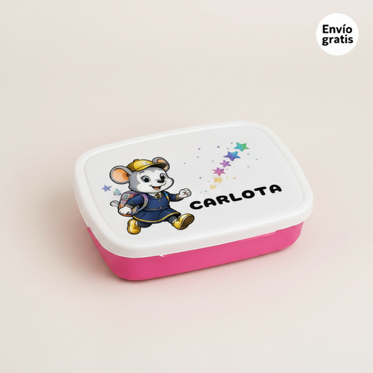 Portamerienda personalizado Escolar: Mikka Mágica