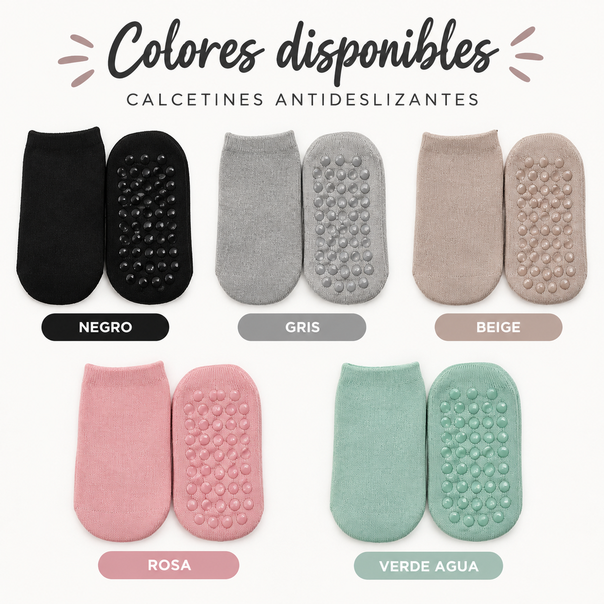 CALCETINES ANTIDESLIZANTES PERSONALIZADOS CON TU LOGO