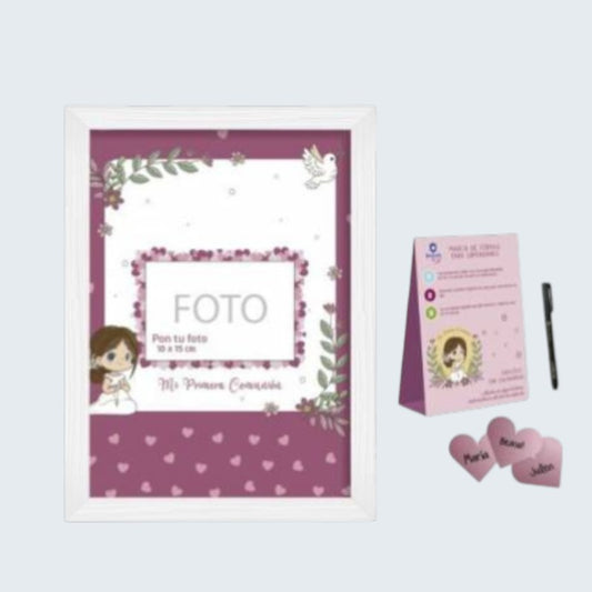 Cuadro invitados Primera Comunión niña