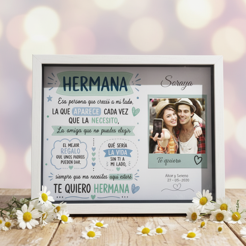 Caja de Regalo para Hermana Personalizada - Original y Única