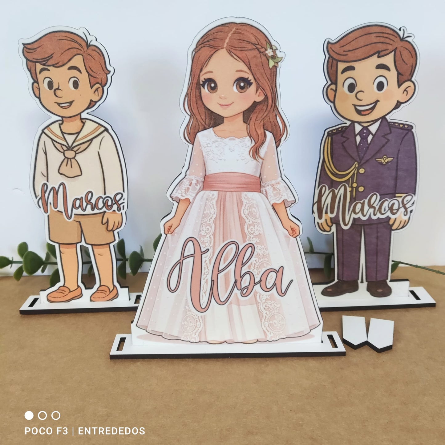 Toppers para tarta personalizado con la foto de tu hijo