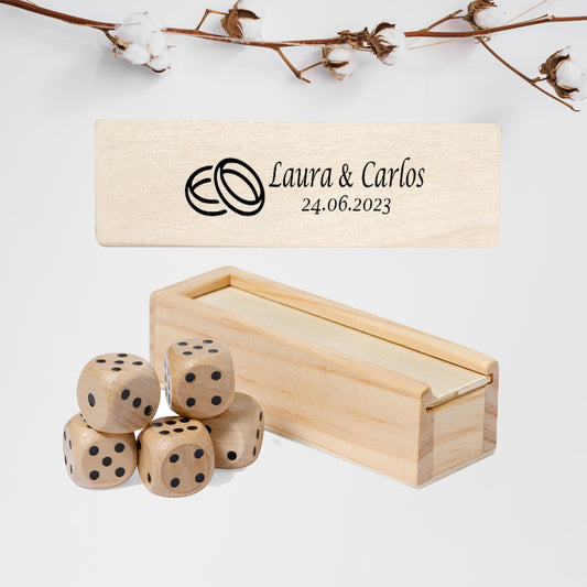 Juego de dados Atanin personalizado