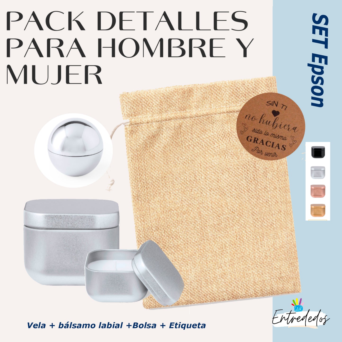 Pack Epson Vela + Bálsamo labial