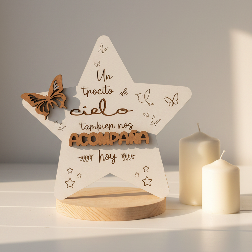 Estrella un Trocito de cielo  – Recuerdo para Comunión