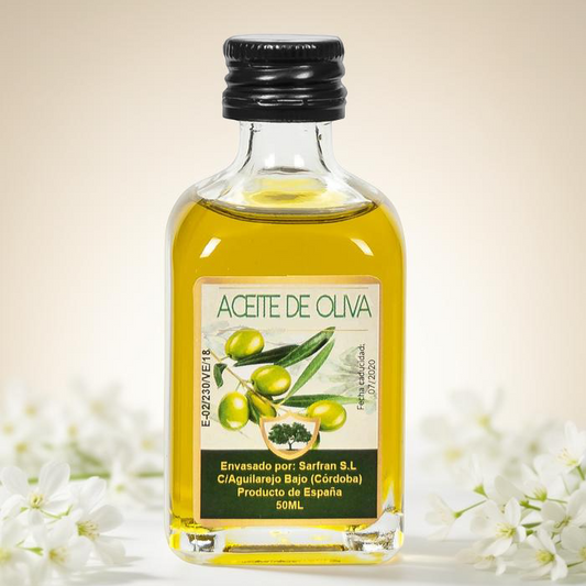 Botella cuadrada aceite virgen extra 50 ml detalle boda