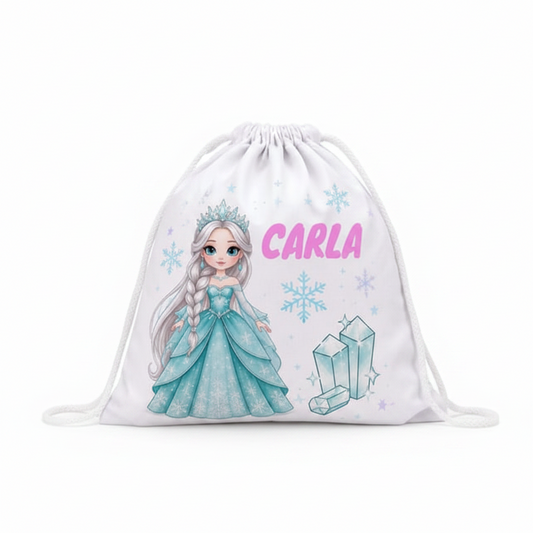 Mochila de cuerdas para Niños Personalizada - Princesa de Hielo