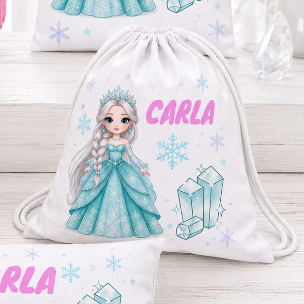 Mochila de cuerdas para Niños Personalizada - Princesa de Hielo
