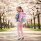 Mochila Escolar Rosa Personalizada - Princesa de Hielo
