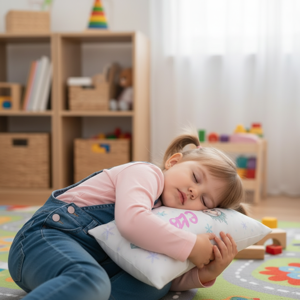 Cojin Guardería Personalizado para Niños - Princesa de Hielo